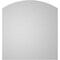 Ekena Millwork Arch Top Surface Mount PVC Gable Vent: Functional, w/ 3-1/2"W x 1"P Standard Frame, 28"W x 30"H GVPAR28X3001SF - alternate 5